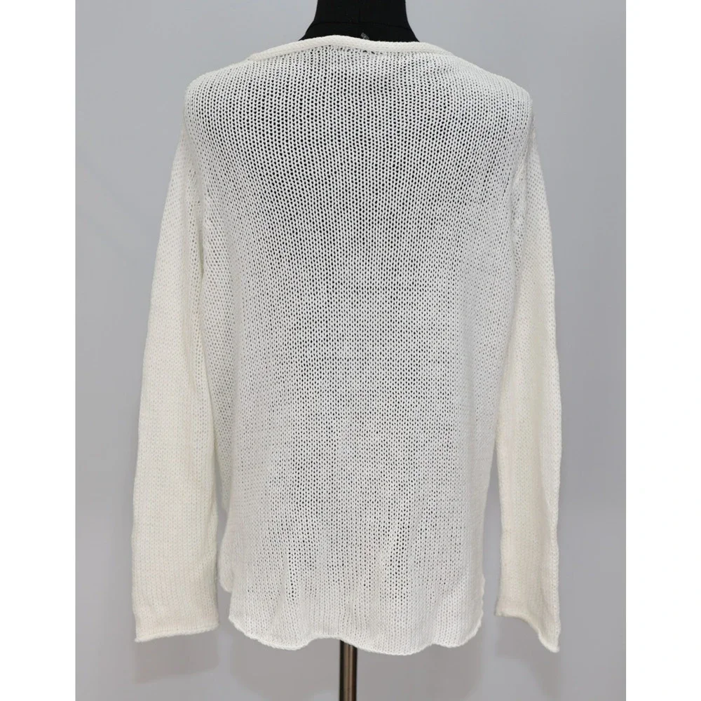 A5 Auth WOODEN SHIPS Paola Buendia Manhattan Beach Sweater Size S/M $148 - Picture 4 of 6
